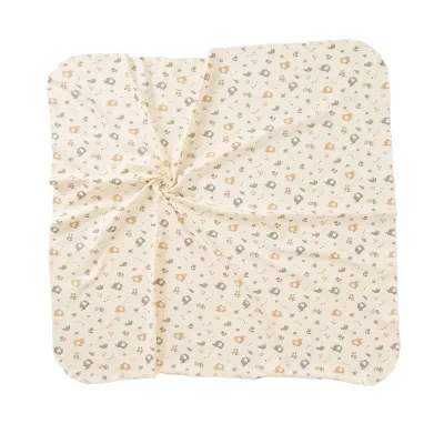 Wholesale Customized Colorful Speckled Print Bamboo Spandex Eco-Friendly Breathable Unisex Baby Swaddle Sleeping Bag