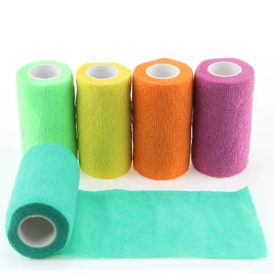 High Elastic Cohesive Bandage 3 Inch Flexible Bandage Non Woven Cohesive Vet Wraps Bandage