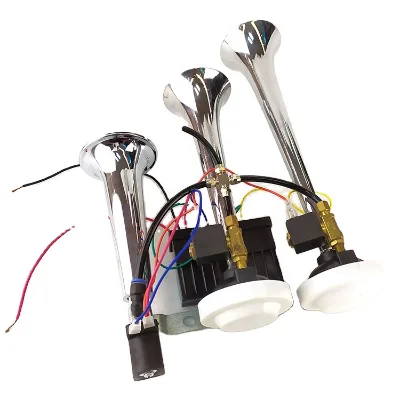 Three Tube Electrically Controlled air Horn with Whistle Sound