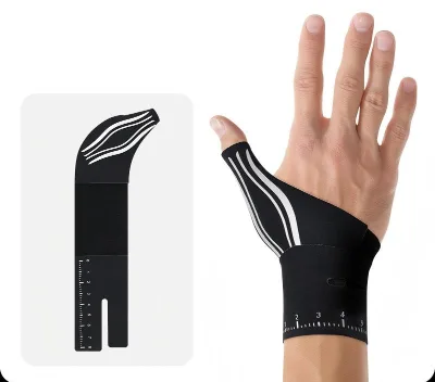 Low MOQ Wholesale Daily Wear Thumb Wrist Compression Sleeve Unisex Elastic Anti Sprain Gear for Tendon Sheath Care Wrist Brace