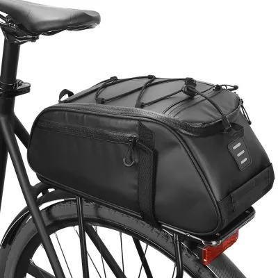 OEM Cycling Bike Trunk Mountain Bicycle Frame Bag Waterproof Oxford Mobile Phone Storage Rack Rear Seat Carrier Riding Bag
