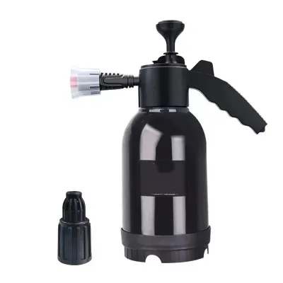 2L Garden Durable Foam Sprayer with Two Interchangeable Nozzles, Handheld Foam Sprayer for Car Washing Watering Home Cleaning