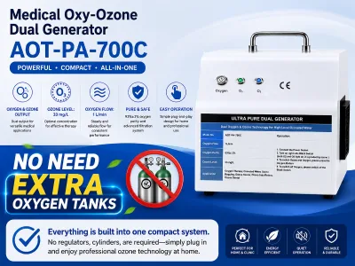Medical Grade Ozone Machine for Ozonated Drinking Water Professional Oxygen-Fed Ozone Technology All-in-one Machine