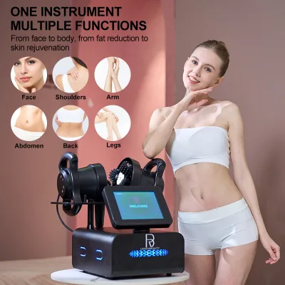 Desktop 360 Roller Massage Device with 3-Piece Vibrating Heads for Fat Burning & Cellulite Reduction Body Shaping Machine