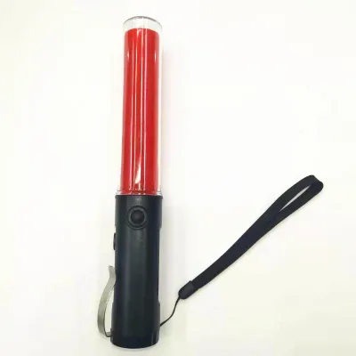 Wholesale Baton Multi Function Rechargeable Baton Warning Light Flashing Work Directed Command Traffic Warning Stick Road Safety