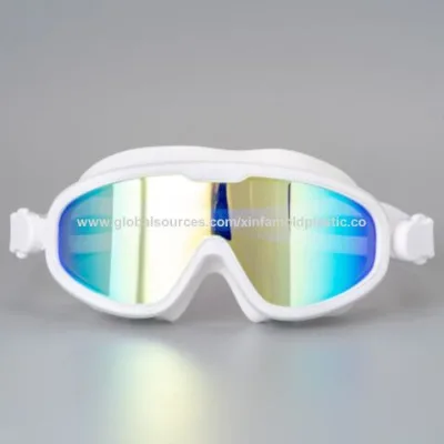 New Fashion Swimming Goggles Large Frame Anti-Fog UV Silicone Swimming Goggles