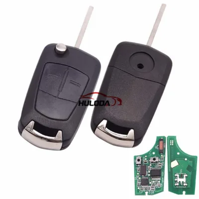 For Opel ASTRA H 2 Button Flip Remote Key With 434mhz With Pcf7941 Chip