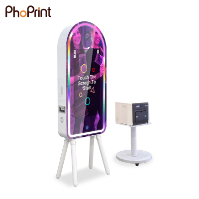 Hot Sale Touch Screen Vintage Camera Wedding Mirror Photo Booth With Camera