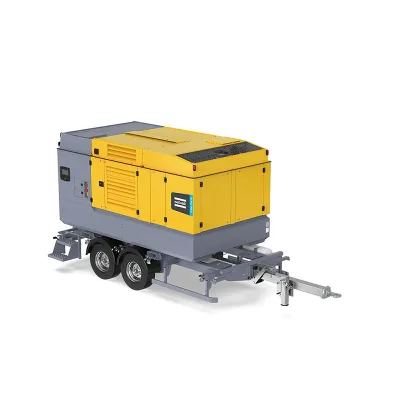 Heavy-Duty Small Mobile Portable Twin-screw air Compressor diesel Engine Drive 7bar 12m3/min
