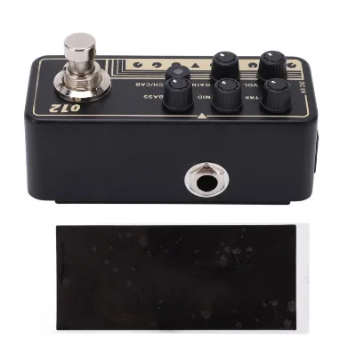 Digital Preamp Pedal Classic Rock Sound Effect Preamp Effect with Cabinet Simulation