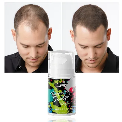 Dark Brown Hairline & Scalp Permanent Concealer Cream for Thinning Hair Bald Spot Cover up Styling Gel Magic Hair Concealer