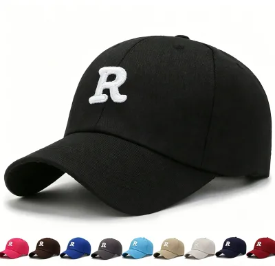 Personalized Fashion Cotton Letter Embroidered Sport Hat Summer Outdoor Baseball Cap