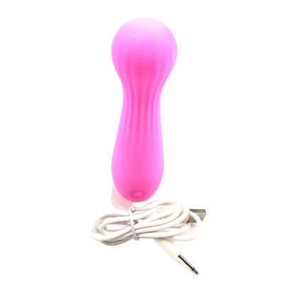 Pink Black Full Silicone Vibrator Sex Toy Women Sexx