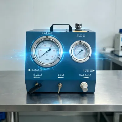 Compact Easy Handling 2800bar Pneumatic Hydraulic Unit 0.3~0.35L/min Rated Flow Ultra High Pressure Air Pump