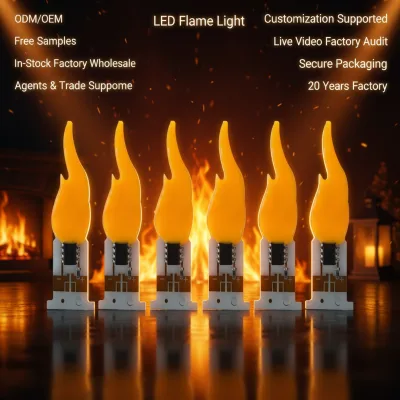 Flame Filament 3V LED Garden Light Source Accessories Silicone Lamp Sheet