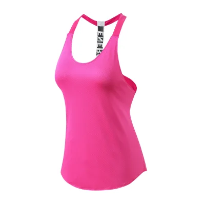 Women Yoga Vest Gym Sports Shirts Sleeveless Sport Tops Fitness Women Running Clothes