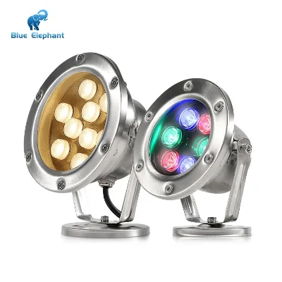 Outdoor Christmas Decorations Waterproof Water Dance Submersible Led Pond Fountain Lights