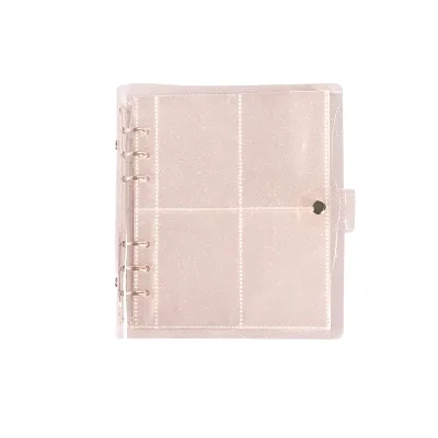 Clear Pvc Photo Album With 25 PP Sleeve Pages Protect Album Waterproof Photo Holder for 200 3-inch Photos Storage