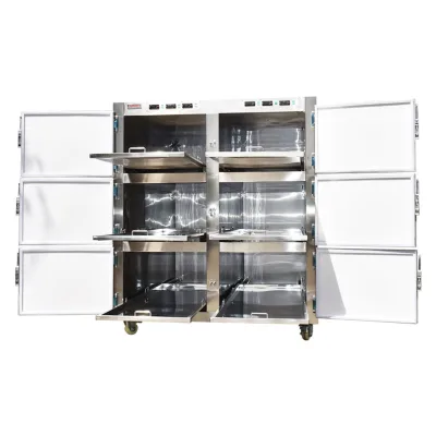 Stainless Steel Electric Morgue 1 2 3 4 6 8 9 Dead Body Freezer Box