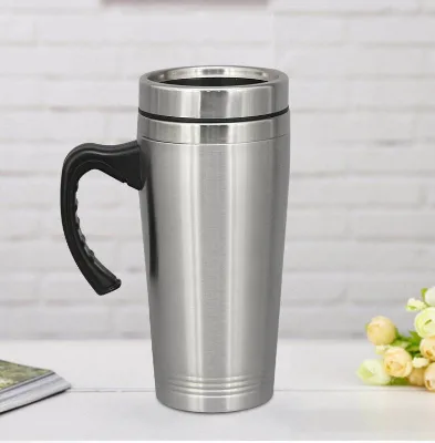380ml Long Heat Preservation Oem China Wholesale Thermo Mug Stainless Steel with Handler