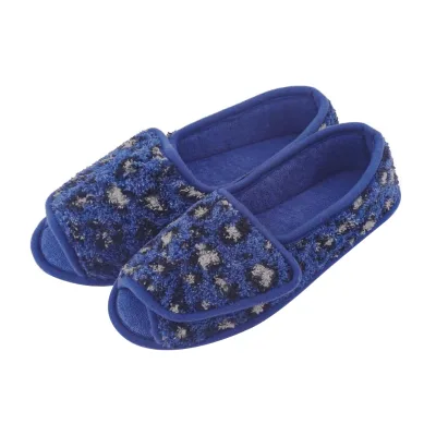 Diabetic Slippers for Women Memory Foam Swollen Feet Slippers Bedroom Indoor Outdoor Shoes Arthritis Edema Adjustable Open Toe