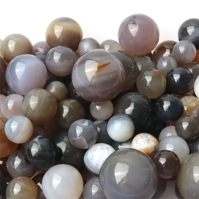 wholesale natural agate sphere grey agate small crystal balls healing stone