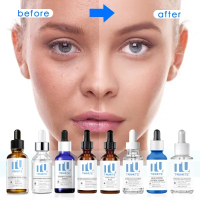 TMT Face Serum Organic Facial Skin Lightening Repairing Moisturizing Brighten Soothing Hydrating Lighten Dark Spots Face Serum