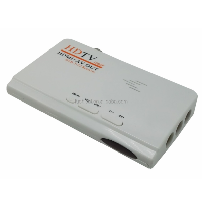 Quad-Core 1080P HDTV Set-Top Box Terrestrial TV Receiver With DVB-T-T2 Tuner and HD+AV Out Featuring HD TV Display