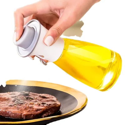 Custom Logo Wholesale Transparent Glass BBQ Grilling Cooking Tools Dispenser Olive Oil Sprayer for Cooking
