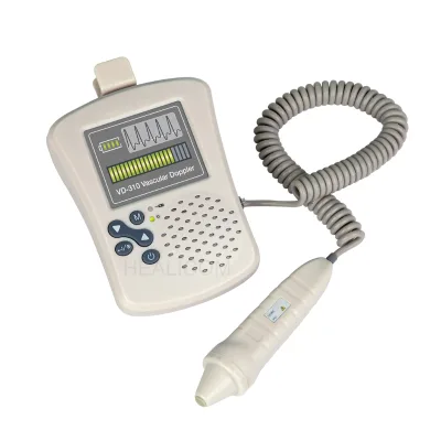 HVD-310 8.0 MHz Portable Hand Held Vascular Doppler FHR Doppler Blood Flow Meter Vascular Doppler