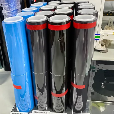 Premium Tpu Headlight Film 30/40/60CM*15M Self-Healing Light Control Protective Film Lights Grey Black Car Film for Headlights