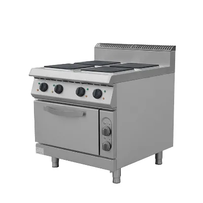 900 Series | Commercial Electric 4-Hot Plate Cooker with Oven
