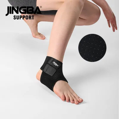 JINGBA Multicolor Neoprene Adjustable Sport Ankle BraceElastic Sprain Foot Sleeve for Women Men Work Joint Pain Sports Protect