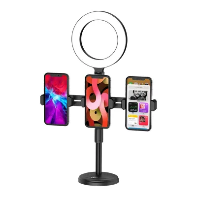 KAKUSIGA ABS Mobile Phone Holder Have Three Clips Toilet Paper Candle Holders Desktop Stand Storage Holders