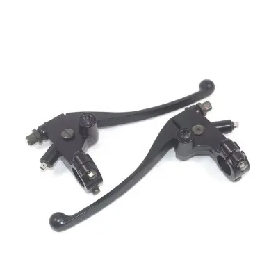 CQJB CG125 Motorcycle Clutch Brake Lever Holder Assembly 125CC Left Right Foldable Handlebar