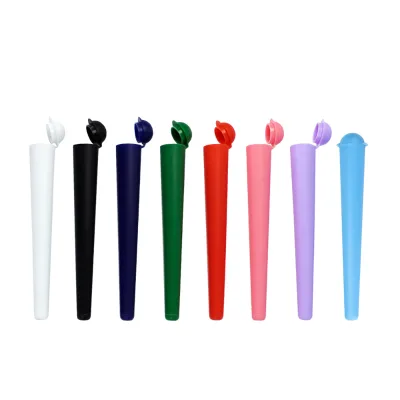 Good Quality Canna Pre Roll Tube Display Box Plastic Pre Roll Tubes Child Resistant Pre Roll Tube
