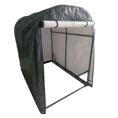 Heavy Duty Portable Storage Shed Shelter Bicycle Tent Bike Camper with Roll-up Zipper Door for Bike Mower Garden Storage