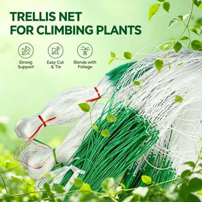 Top Utility High Standard Heat Stable Anti Rot Width 1m White Netting Plant Support Net for Hops Faster Growth Kenya