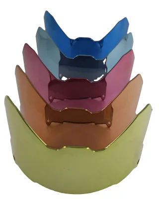 UV Coated Display Custom Football Visor Shield for American Football Helmet Collectors
