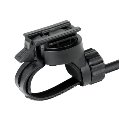 Bicycle Headlight Holder Front LED Lamp Buckle Quick Mount Release Helmet Adaptor Bracket Light Switch Optional