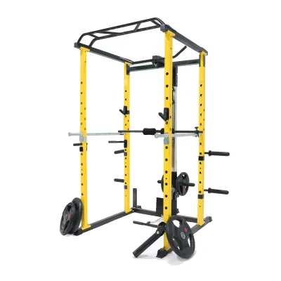 Power Rack With Optional Lat Pull-down Attachment, Q235 Steel,1000lbs Capacity,,customizable Features,Home Gym Equipment