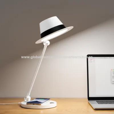 Table Lamp With Wireless Charging desk lamp
