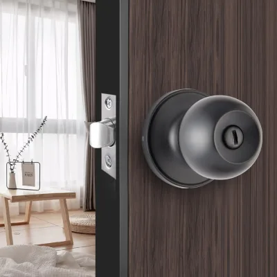 Cylindirial Black Door Lock Set Cylendrical Lock with Knob