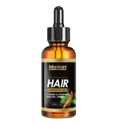 OEM Ginseng Ginger Keratin Treatment Hair Growth Thickening Anti Hair Loss Essence Regrowth Hair Growth Oil