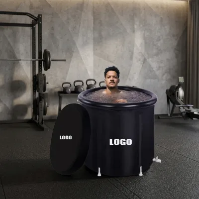 Factory Direct Ilmataytteinen Kylmaallas Inflatable Ice Bath With Chiller Port for Finnish Home Sauna Combo