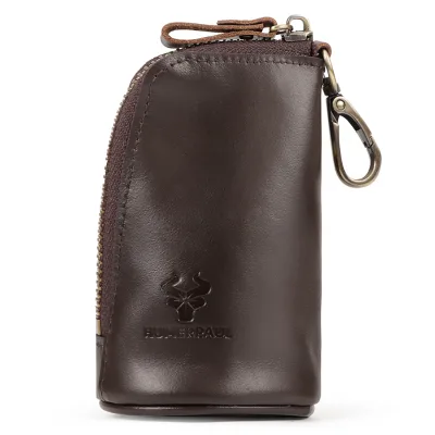 HUMERPAUL Manufacturer Cow Skin Car Key Holder First Layer Leather Key Wallet Multifunctional Housekeeper Motor Key Case