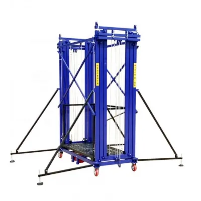 Customizable 6m 8m Thickened Manganese Steel Electric Scaffolding Dual Motor Drive Ultra-Stable Industrial Material New