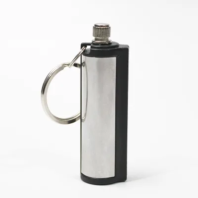 Custom Metal Keychain Ferro Rod Fire Starter, Forever Lighter, Waterproof Magnesium Matches Bbq Fire Starter for Camping Hiking
