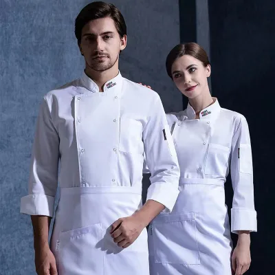 Chef Uniform Designs Cook Jacket Chef Coat High Quality Design Chef Cook Uniform for Hotel and Kitchen Restaurant Jersey Sets