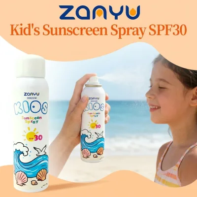 Private Label Kids Aerosol Sunscreen Spray SPF30 Gentle UV Protection for Toddler Custom Logo OEM Bulk Supply Aerosol Can